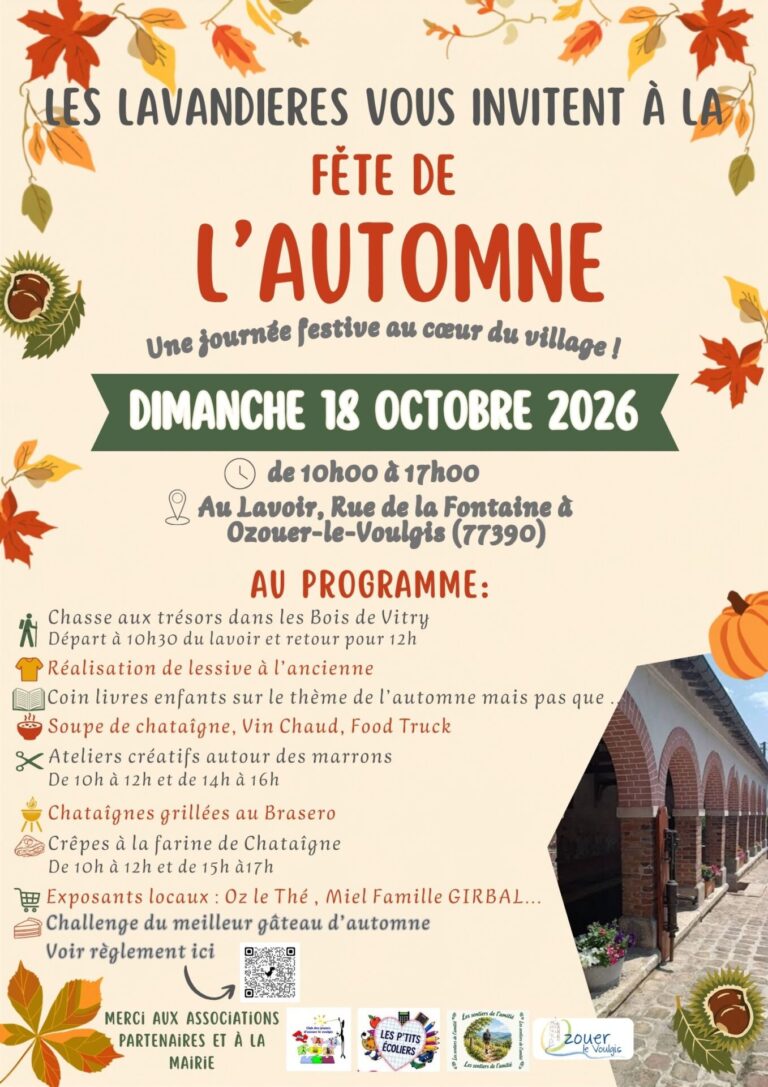 Fête de l’automne à Ozouer-le-Voulgis